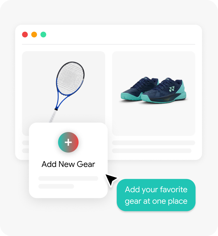 Gear management dashboard preview